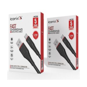 Cable Chargeur Rapide USB vers Lightning ICONIX IC-UC1625 12W