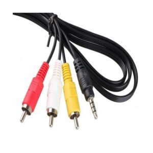 Câble Audio Vidéo Jack mâle vers 3x RCA mâle