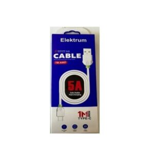 Cable de Charge Rapide USB Vers Type-C ELEKTRUM TB-007 5A