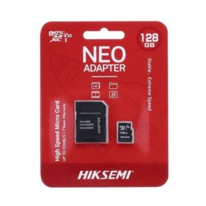 Carte Mémoire Micro SD HIKSEMI 128 GB Classe 10 Avec adaptateur