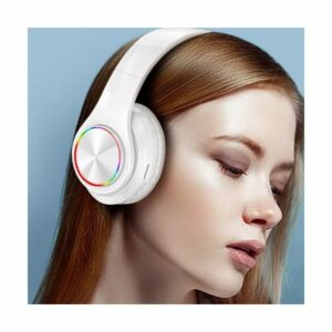 Casque Sans Fil B39 Bluetooth & Carte Mémoire - Blanc