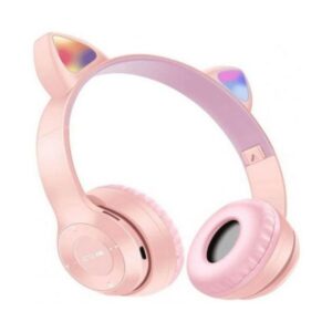 Casque Sans Fil KIDS P47M Bluetooth & Carte Mémoire -Rose