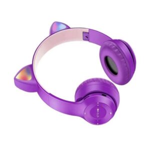 Casque Sans Fil KIDS P47M Bluetooth & Carte Mémoire -Violet