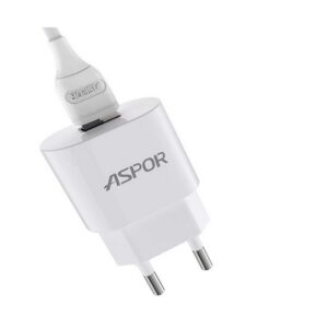 Chargeur ASPOR A818 avec Cable USB vers Type-C