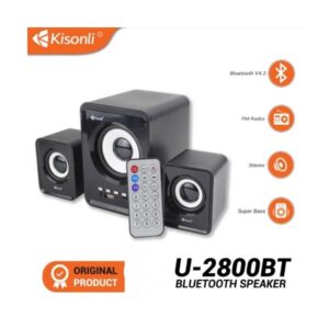 Haut Parleur KISONLI U-2800BT Bluetooth & USB avec Télécommande