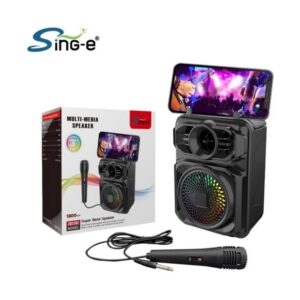 Haut Parleur Sans Fil Rechargeable SING-E ZQS-1361 avec Microphone
