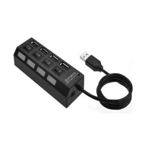 Hub USB 4 Ports USB 2.0 avec interrupteur