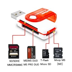 Lecteur de carte mémoire USB 4 en 1