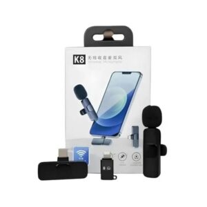 Microphone Sans Fil K8 Pour Iphone & Smartphone Bluetooth - Noir