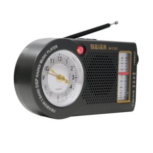 Radio et Haut Parleur Sans Fil Rechargeable MEIER M-572BT avec Horloge