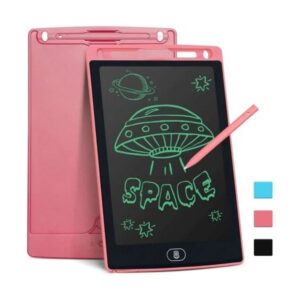 Tablette d'écriture numérique LCD 12" pour enfants - Rose