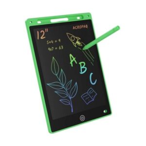 Tablette d'écriture numérique LCD 12" pour enfants - Vert