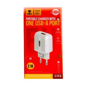 Chargeur INKAX C02 2.1A avec Cable USB vers Micro USB