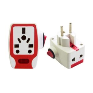 Adaptateur pour prise universelle électrique avec Interrupteur