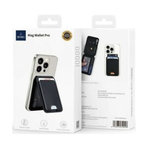 Porte Carte Magsafe Cuir WIWU MAG WALLET PRO