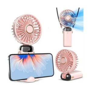 Mini Ventilateur Portable Rechargeable - rose