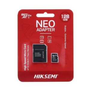 Carte Mémoire Micro SD HIKSEMI 128 GB Classe 10 Avec adaptateur