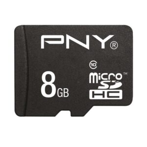 Carte Mémoire Micro SD PNY 8 GB Classe 10 Avec adaptateur