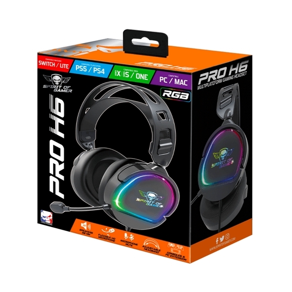 Casque SPIRIT OF GAMER Pro H6 - Noir