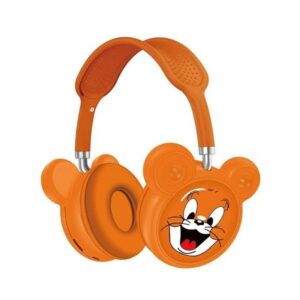 Casque Sans Fil KIDS B09 Bluetooth & Carte Mémoire - Orangé