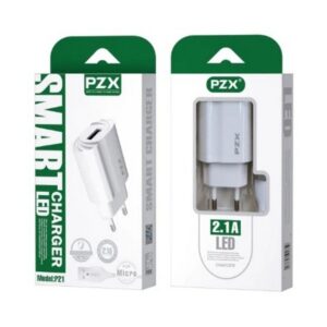 Chargeur PZX P21 2.1A avec Cable USB Vers Micro USB