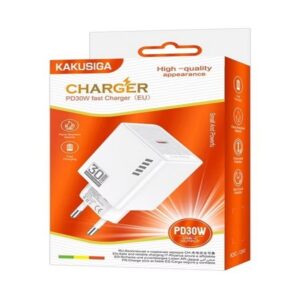 Chargeur Rapide KAKUSIGA KSC-1241 PD 30W Type-C