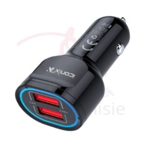 Chargeur de voiture rapide ICONIX IC-CC1716 17W