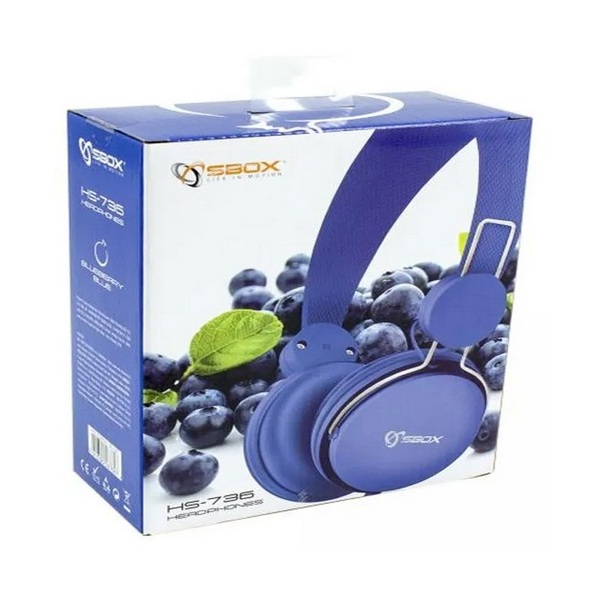 Micro casque SBOX HS-736BL - Bleu