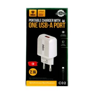 Chargeur INKAX C02 10W avec Cable USB vers Type-C